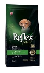 Thức ăn cho chó Reflex Plus Mini & Small Breed Junior Dog Food Chicken 3kg