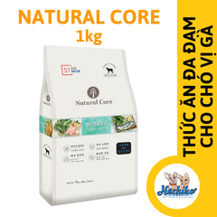 Thức ăn hạt hữu cơ đa đạm cho chó Natural Core S1 vị gà