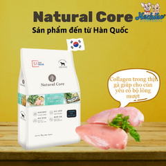 Thức ăn hạt hữu cơ đa đạm cho chó Natural Core S1 vị gà