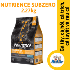 Hạt Chó Nutrience Subzero Small breed Gói vàng (gà tây, cá hồi, cá trích, cá tuyết..)