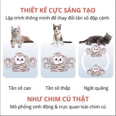 Đồ Chơi Mèo Cảm Biến Hình Chim Cú Mèo FOFOS