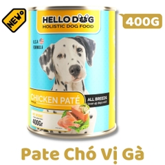 Pate cho Chó vị gà - Hello Dog Chicken Pate 400gr