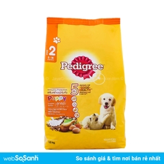 Thức ăn cho chó con Pedigree Puppy vị Gà trứng và sữa gói 1.3kg