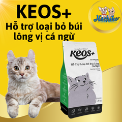 Thức ăn hạt cho Mèo KEOS  hỗ trợ loại bỏ búi lông Keos Plus Cat adult Hairball 1.5kg