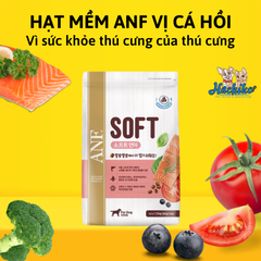 Thức ăn hạt mềm cho chó ANF soft Salmon/Chicken vị cá hồi/ vị gà 1.2kg