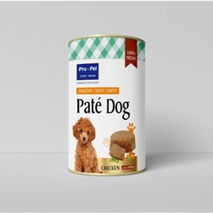 Pate cho Chó mọi lứa tuổi Pro-Pet Vị thịt gà Lon 400g