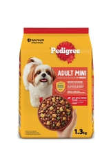 Thức ăn chó Mini Pedigree vị bò, cừu & rau củ túi 400gr/1.3kg