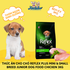 Thức ăn cho chó Reflex Plus Mini & Small Breed Junior Dog Food Chicken 3kg