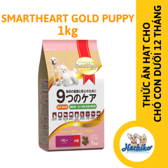 Thức ăn hạt khô cho chó con Smartheart Gold Puppy 1kg