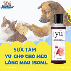 Sữa tắm Yu' cho chó mèo lông màu 150ml