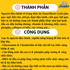 Thức ăn Smartheart Gold Toy vị cừu và gạo 1kg dành cho chó trưởng thành giống nhỏ