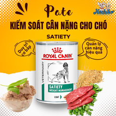 Pate dành cho Chó kiểm soát cân nặng Royal Canin Satiety Canine Weight Management Loaf 410g