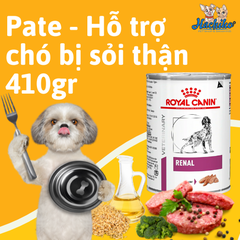 Pate dành cho Chó Royal Canin Renal Canine Loaf 410g hỗ trợ sỏi thận