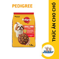 Thức ăn chó Mini Pedigree vị bò, cừu & rau củ túi 400gr/1.3kg