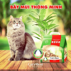 Cát vệ sinh hữu cơ dành cho Mèo Cat's Best Original 2.1kg/5 lít