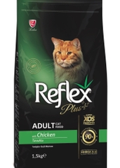 Thức ăn cho mèo trưởng thành Reflex Plus Cat Adult vị gà 1.5kg