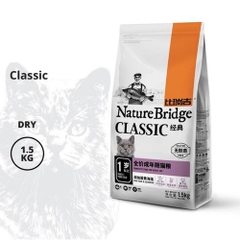 NatureBridge Classic For Adult Cat 1.5kg thức ăn hạt mèo trưởng thành