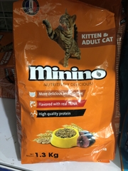 Thức ăn hạt Minino cho mèo con và mèo lớn