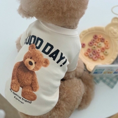 Áo nỉ gấu Good day S.M.L.XL cho Chó Mèo