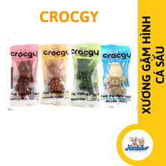 Xương gặm hình cá sấu Crocgy 18gr (rau,sữa,gà,bò)