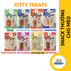 Snack thưởng cho mèo Kitty Streats Thái Lan 20/25/30gr