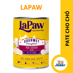 Pate cho Chó laPaw Gourmet cao cấp dạng nhuyễn hộp 375g