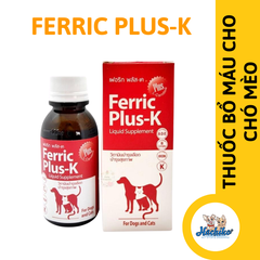 Thuốc bổ máu chó mèo Ferric Plus K 100ml