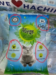 Cát vệ sinh cho mèo Happy Cat 9 lít - 5.6kg