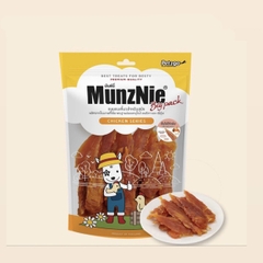 Snack que gặm cho Chó MUNZNIE Thái Lan (gà cắt lát/miếng gà/lườn gà sấy) 350gr