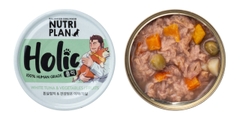 Pate chó Holic cá ngừ trắng rau củ và Vị thịt gà rau củ 85gr