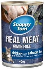 Pate mèo lớn Snappy Tom 400gr bao bì mới dinh dưỡng cho mèo