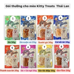 Snack thưởng cho mèo Kitty Streats Thái Lan 20/25/30gr