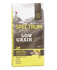 Thức ăn cho mèo Spectrum Low Grain Kitten Food Chicken & Turkey & Cranberry (vị Gà tây & Việt quất) 2Kg