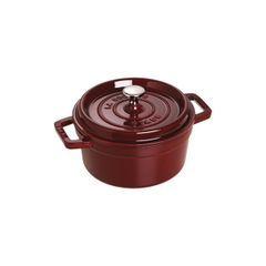 Nồi gang tròn Staub - Màu đỏ lựu