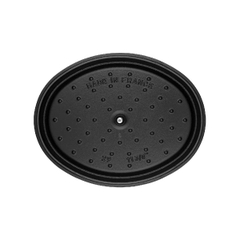 Nồi gang oval STAUB - Màu xanh rêu - 33cm - 6.7L