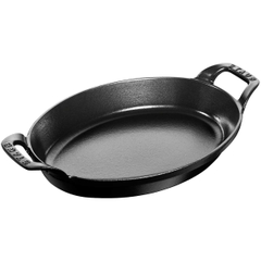 Khay gang oval STAUB Màu đen