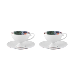 (V8) Vista Alegre - Combo 2 bộ tách trà Duality - 2 món - 16cm