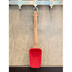 Spatula gỗ Cherry đầu silicon KITCHENAID