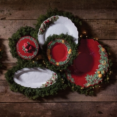 Tô salad BORDALLO Christmas - 20.5cm