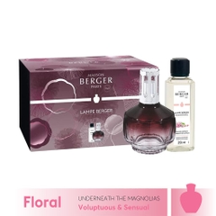 MAISON BERGER - Bộ đèn xông tinh dầu Molecule Plum - 2 món - 380ml