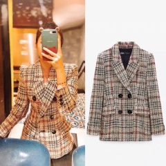 Áo khoác dạ Blazer tweed Zara Auth new tag có sẵn 8391/113 8391113