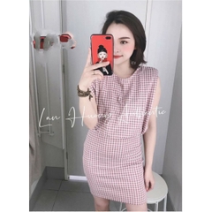 Váy dáng ngắn kẻ đệm vai Zara Auth New Tag có sẵn 4215/426 4215426