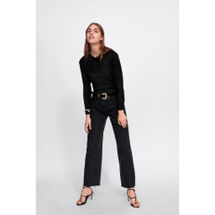Áo lông dáng ngắn Zara Auth new tag có sẵn 9598/117 9598117