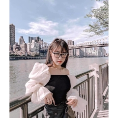 Áo kiểu tay bồng Zara có sẵn auth new tag 2142/004 2142004
