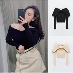 Áo len cổ trễ Zara Auth new tag có sẵn 4938/100 4938100