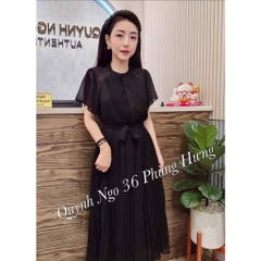 Váy dáng dài xếp ly dây eo H&M Auth New Tag có sẵn 0961798001/005