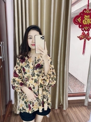 Áo Blouse voan chỉ kim tuyến chìm dáng rộng Zara Auth New Tag có sẵn 8351/223 8351223