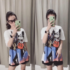Áo phông dáng rộng Mickey in City Zara Auth new tag có sẵn 5643/808 5643808