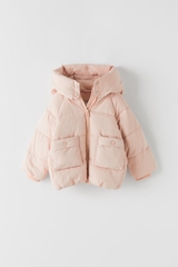 Áo khoác phao chống nước có mũ Zara Auth New Tag có sẵn 5644/567 5644567