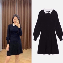 Váy len dáng ngắn xòe nhẹ Zara Auth new tag có sẵn 2488/017 2488017
